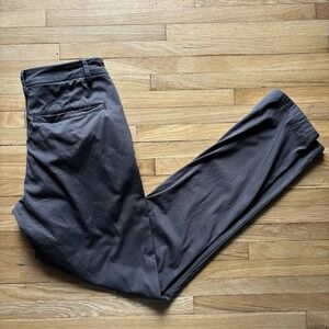 Birddogs Performance Chino Pants Mens 30x32 Gray Slim Lined Stretch Casual Golf